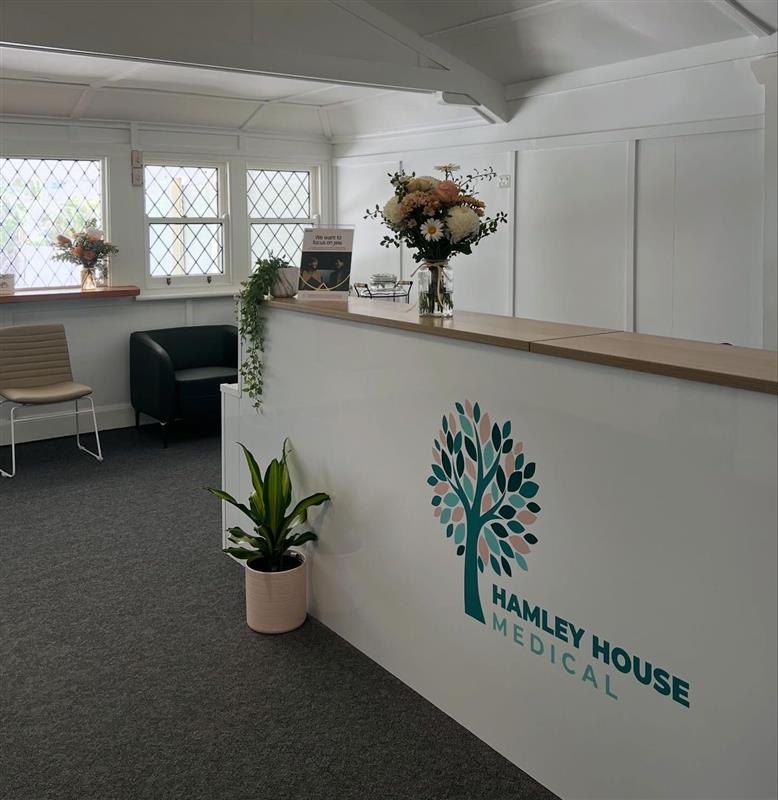 The reception desk at Hamley House Medical in Berri